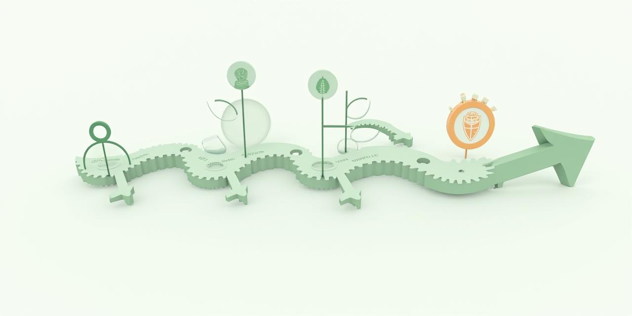 An infographic illustrating Bloomwell Collective's six-step product vetting process, from initial research to ongoing review, with icons representing quality checks, expert testing, and community feedback.